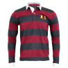 Polo XVI ème Homme ML Rayé BORDEAUX BEGLES