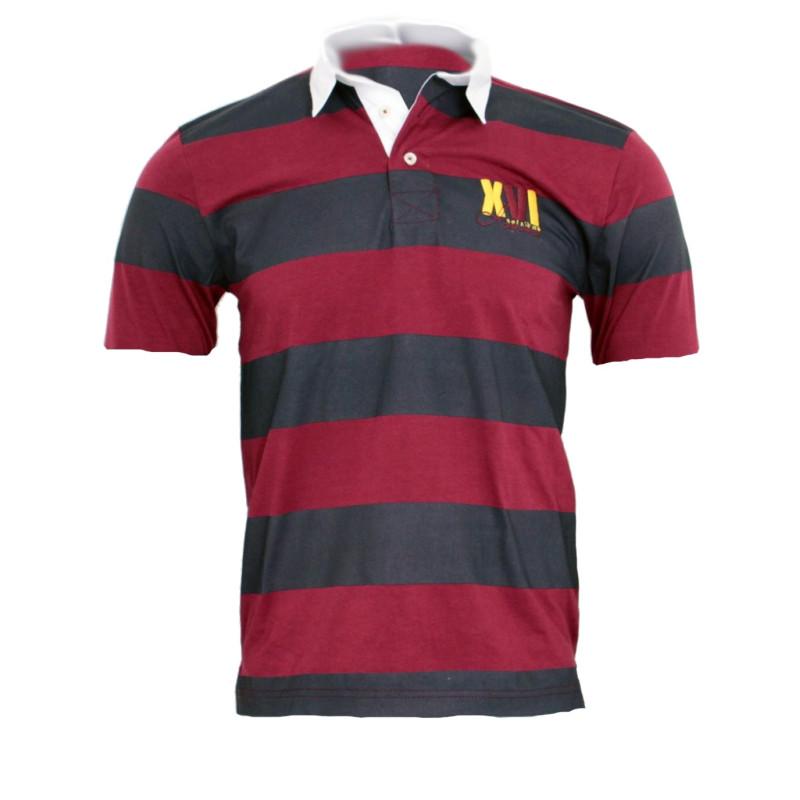 Polo XVI ème Homme MC Rayé BOR