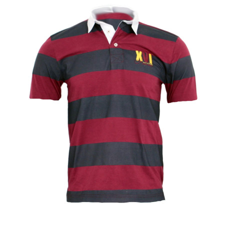 Polo XVI ème Homme MC Rayé BOR