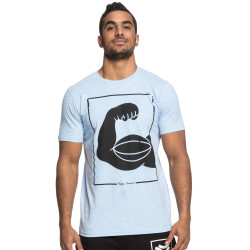 Tee Shirt Rugby Division "BICEPS"Bleu Ciel
