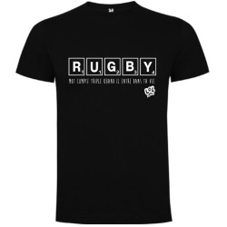 Tee shirt LoL Rugby "SCRABL" Noir