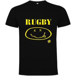 Tee shirt LoL Rugby "Smile" Noir