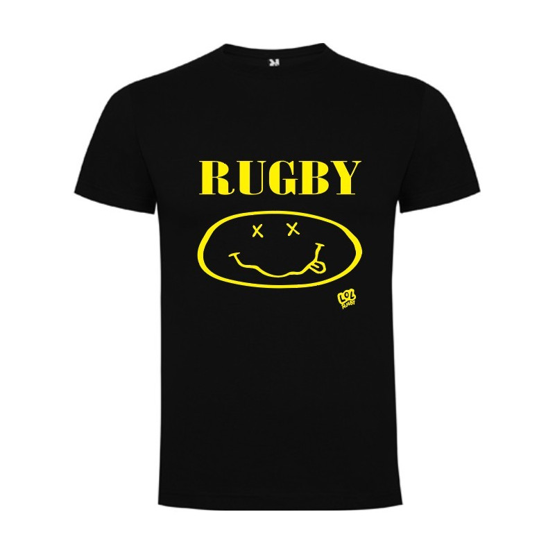 Tee shirt LoL Rugby "Smile" Noir