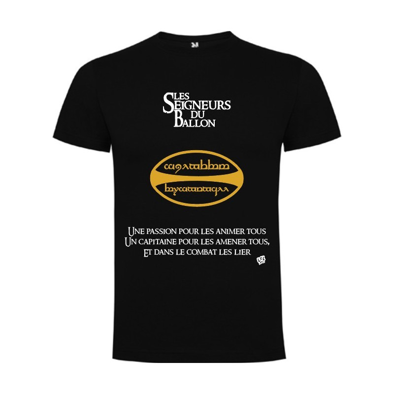 Tee shirt LoL Rugby "ANO" Noir