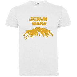 Tee shirt LoL Rugby "SCRUM WARS" Blanc