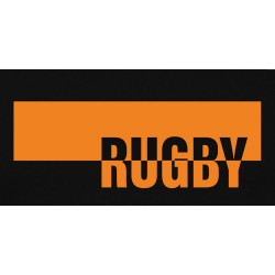 Tee shirt LoL Rugby "Orange" Noir