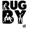 Tee shirt LoL Rugby "RUG-BY" Blanc