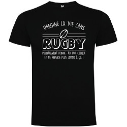 Tee shirt LoL Rugby "Claque" Noir