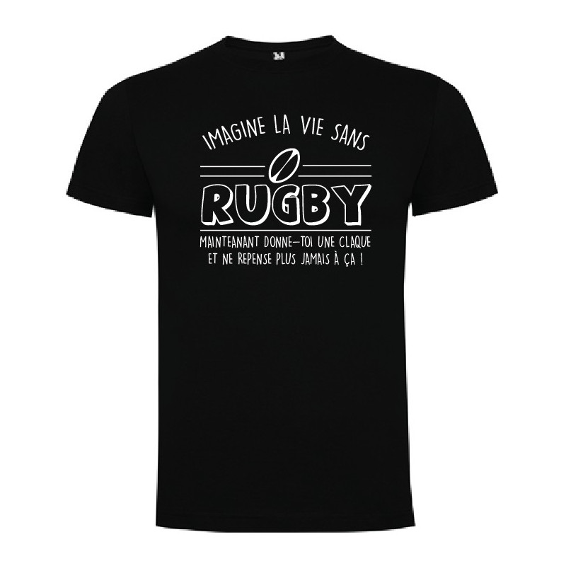 Tee shirt LoL Rugby "Claque" Noir