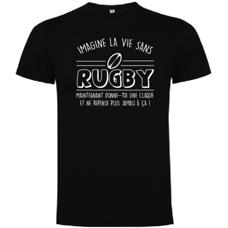 Tee shirt LoL Rugby "Claque" Noir