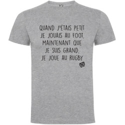 Tee shirt LoL Rugby "Maturité" Gris