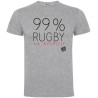Tee shirt LoL Rugby "99%" Gris