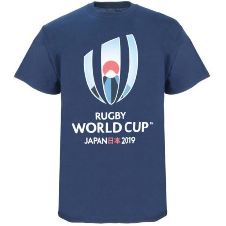 Tee Shirt RWC Japon 2019  Marine  Big Logo
