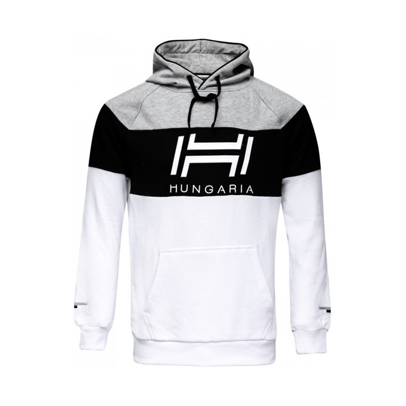 SWEAT À CAPUCHE HUNGARIA LOVEJOY MIXTE BLANC