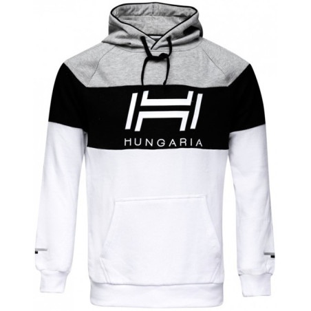 SWEAT À CAPUCHE HUNGARIA LOVEJOY MIXTE BLANC