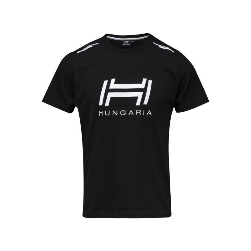 T-SHIRT HUNGARIA BROOKS HOMME NOIR