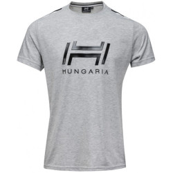 T-SHIRT HUNGARIA BROOKS HOMME GRIS