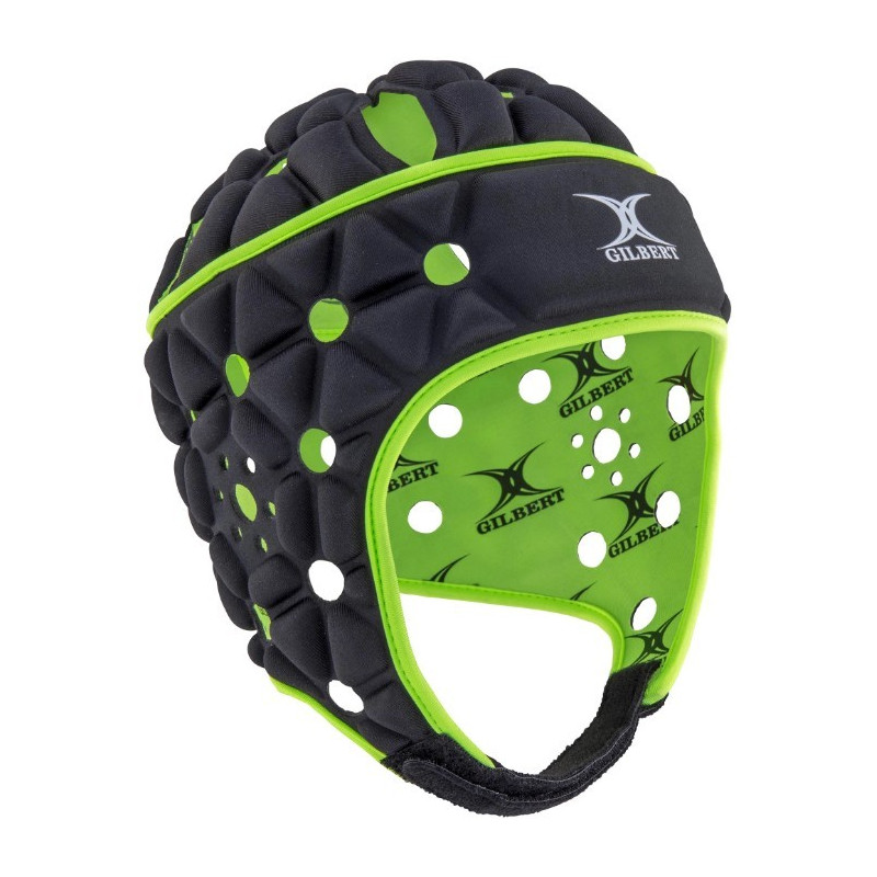 CASQUE GILBERT AIR HEADGUARD Noir/Vert