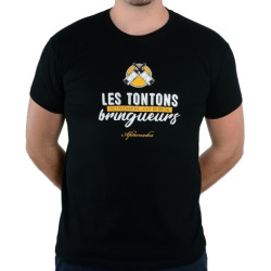 Tee shirt Aficionados "Les Tontons Bringueurs" Noir