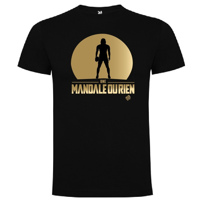 Tee shirt LoL Rugby "MANDALE" Noir
