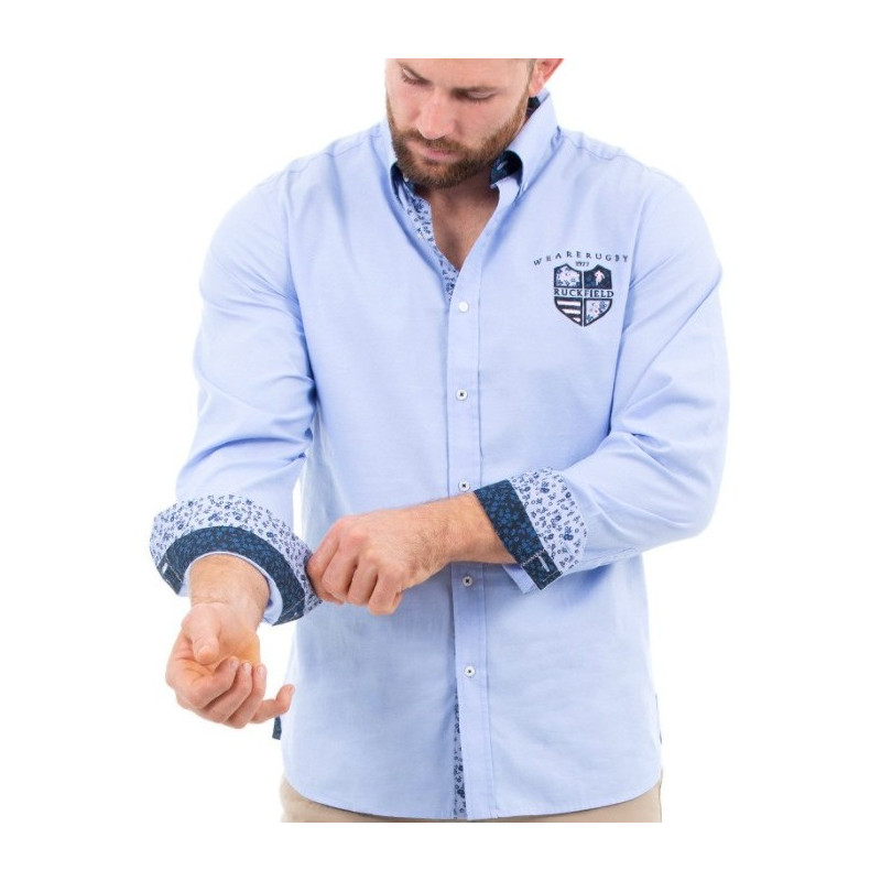 Chemise Ruckfield We are rugby Bleu Ciel