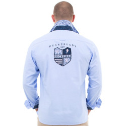 Chemise Ruckfield We are rugby Bleu Ciel