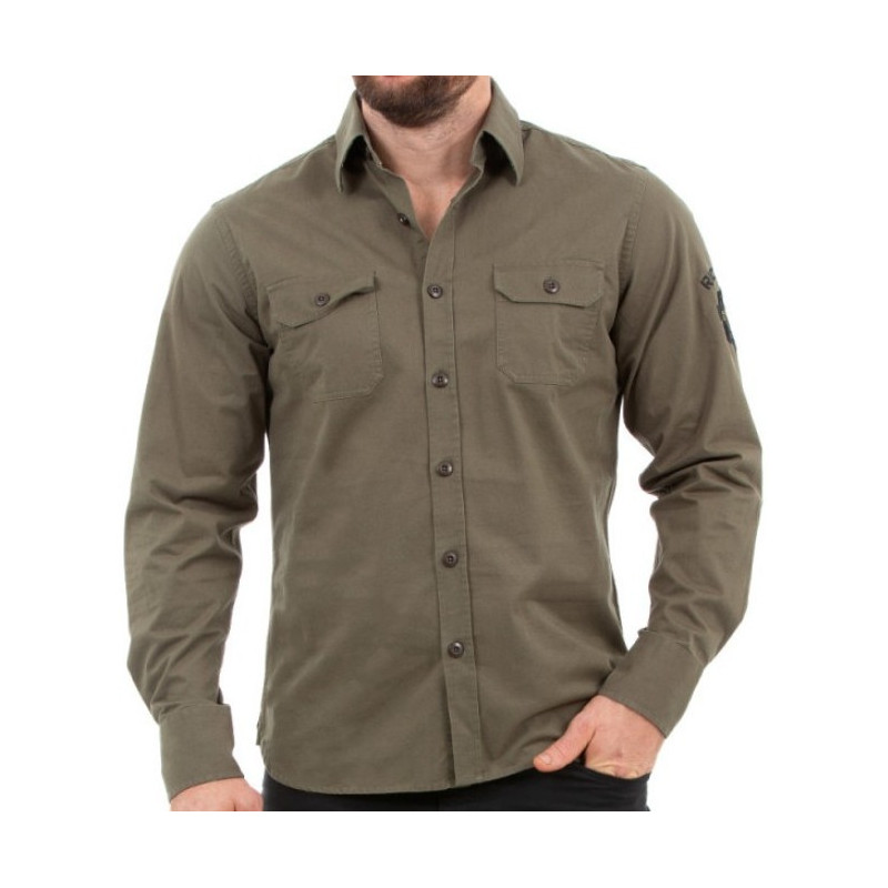 Chemise Ruckfield KAKI RUGBY CAMPS