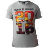 Tee Shirt Rugby Division "RIO"Gris