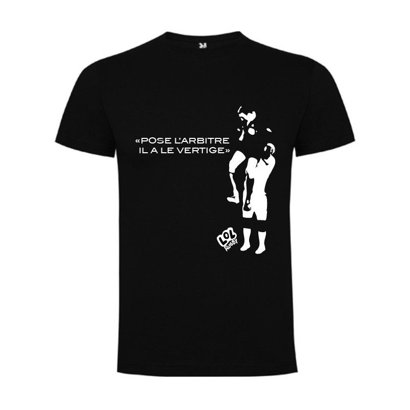 Tee shirt LoL Rugby "VERTIGE" Noir