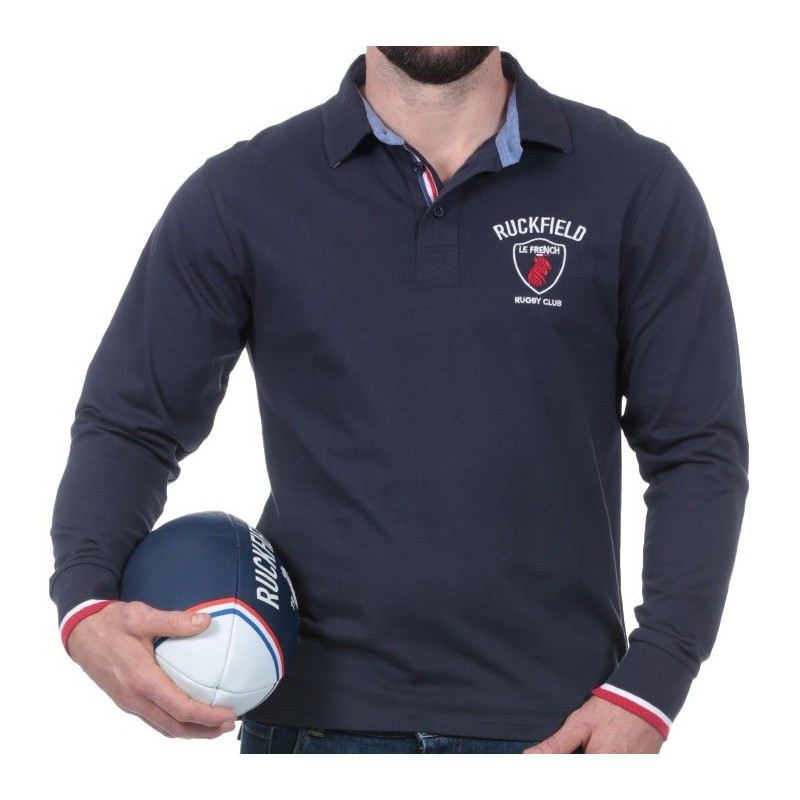 Polo ML Ruckfield FRENCH RUGBY CLUB Bleu Marine