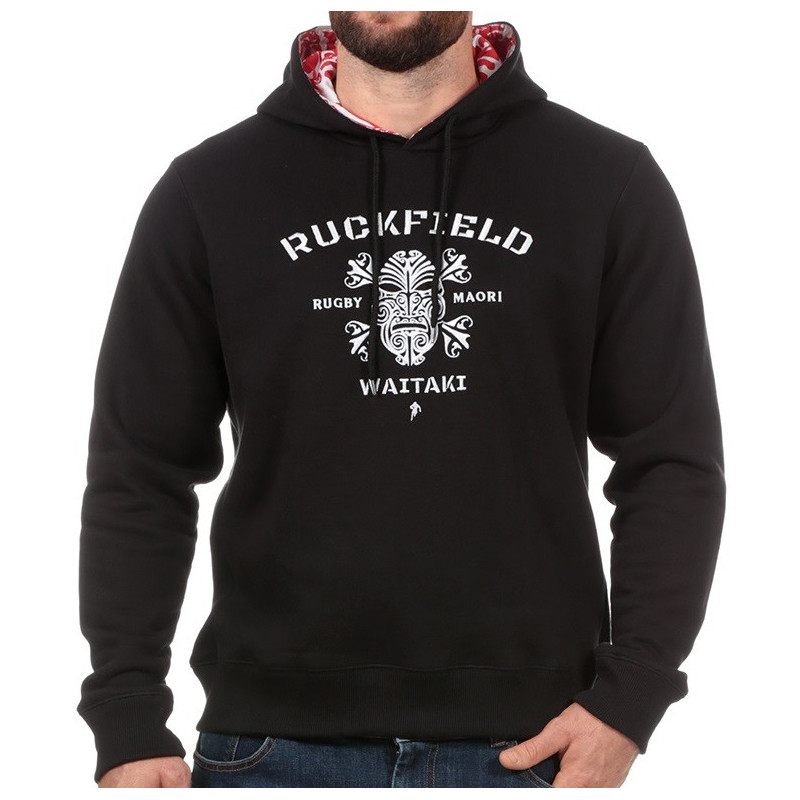 SWEAT RUCKFIELD MAORI NOIR