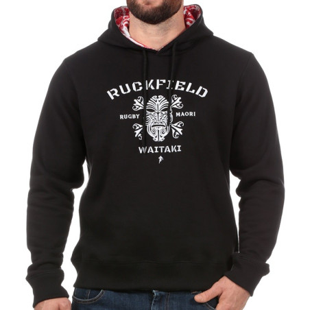 SWEAT RUCKFIELD MAORI NOIR