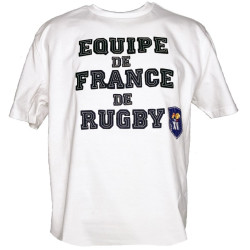 Tee shirt FFR Brodé Blanc