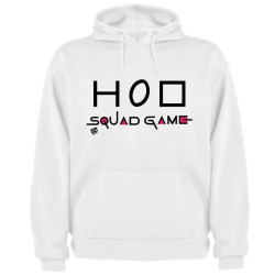 Sweat capuche "Squad Game" blanc