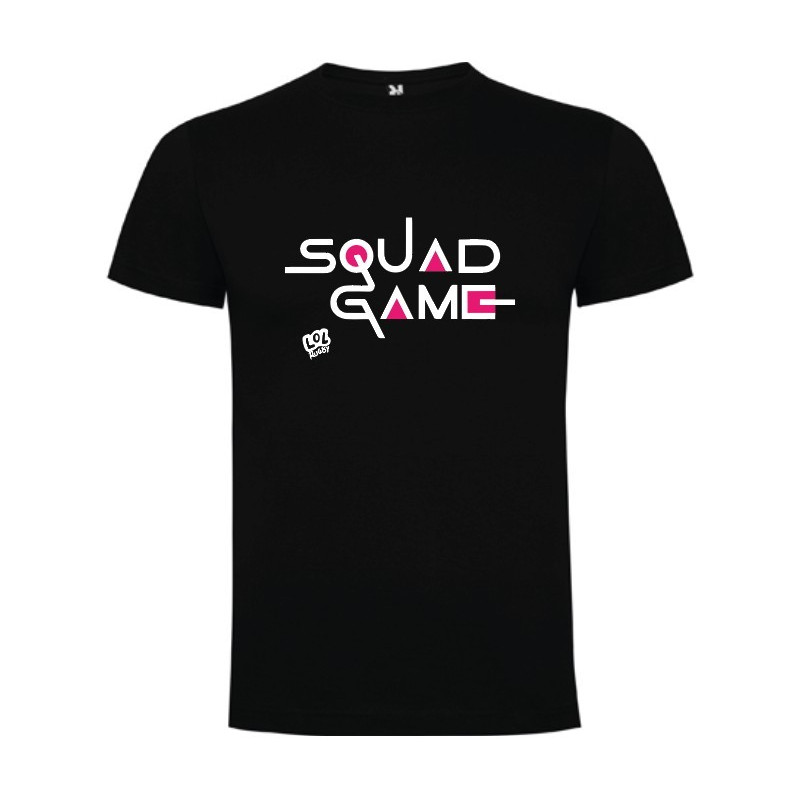 Tee shirt LoL Rugby "Squad Game" Noir