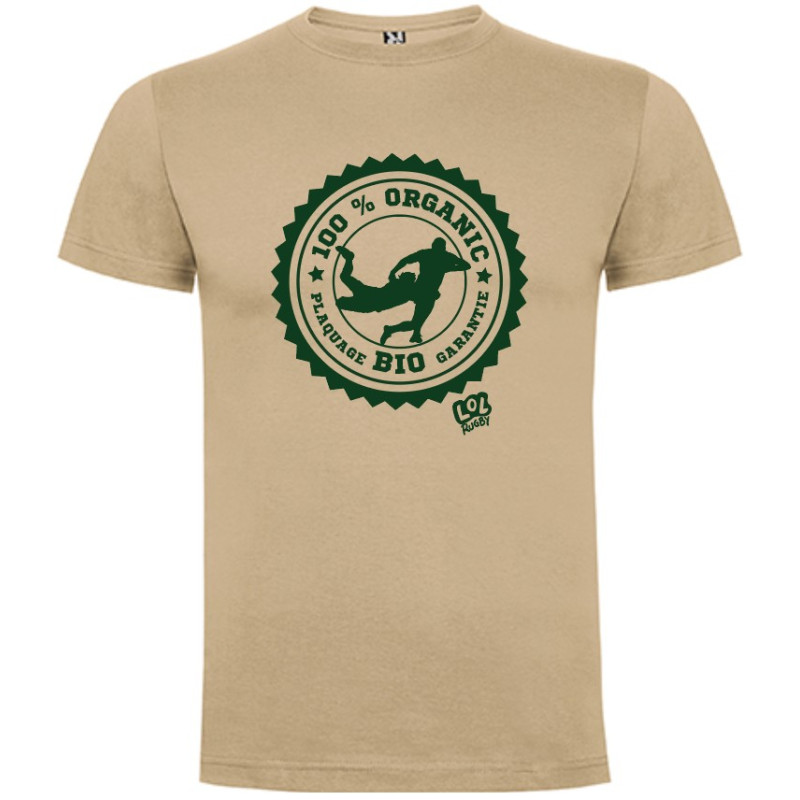 Tee shirt LoL Rugby "BIO " Sable