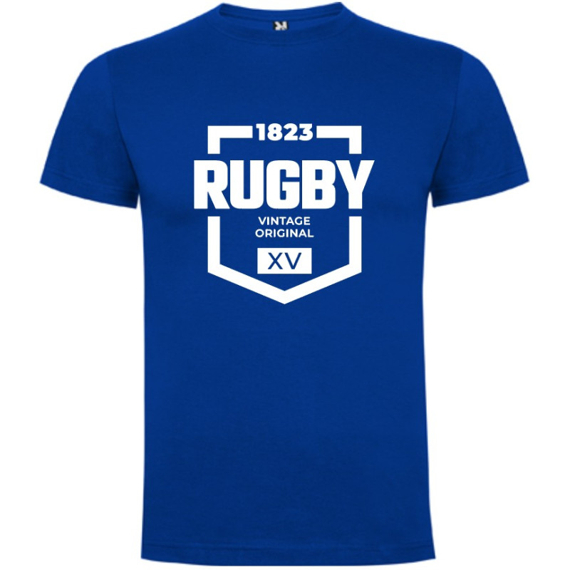 Tee shirt  "Blason " Bleu 