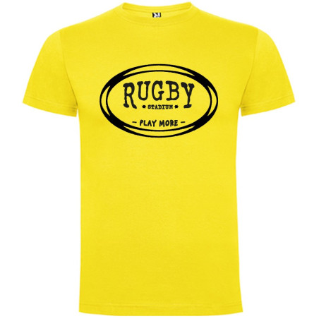 Tee shirt  " Stadium" Jaune