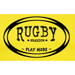 Tee shirt  " Stadium" Jaune