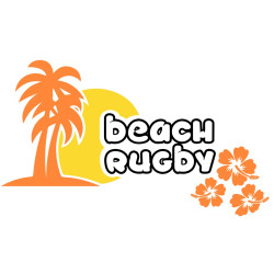 Tee shirt  "Beach" Blanc