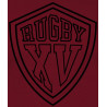Tee shirt Rugby "xv" Framboise