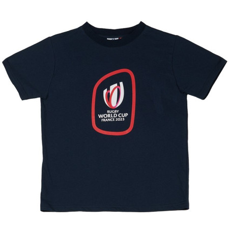 T-Shirt Coupe Du Monde De Rugby France 2023 Enfant Bleu