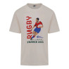 T-Shirt Rugby Coupe Du Monde De Rugby France 2023 écru