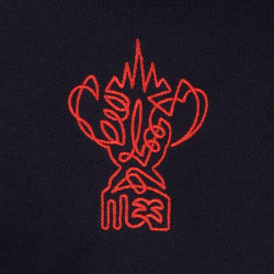 Polo Coupe Du Monde De Rugby France 2023 Bleu Logo