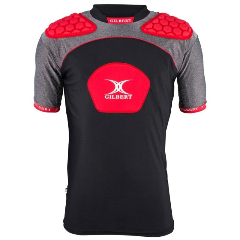 EPAULIERE ENFANT GILBERT ATOMIC V3 NOIR/ROUGE