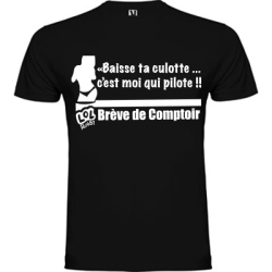 Tee shirt humour "Pilote"