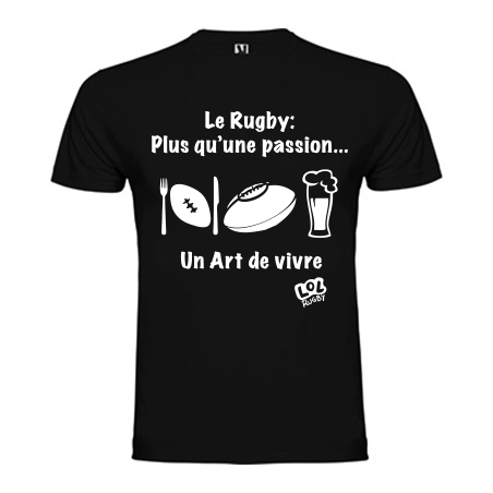 Tee shirt Lol rugby "Art de Vivre"