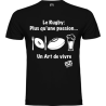 Tee shirt Lol rugby "Art de Vivre"