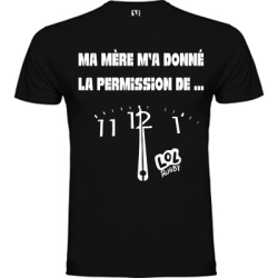 Tee shirt LOL Rugby " Permission..."