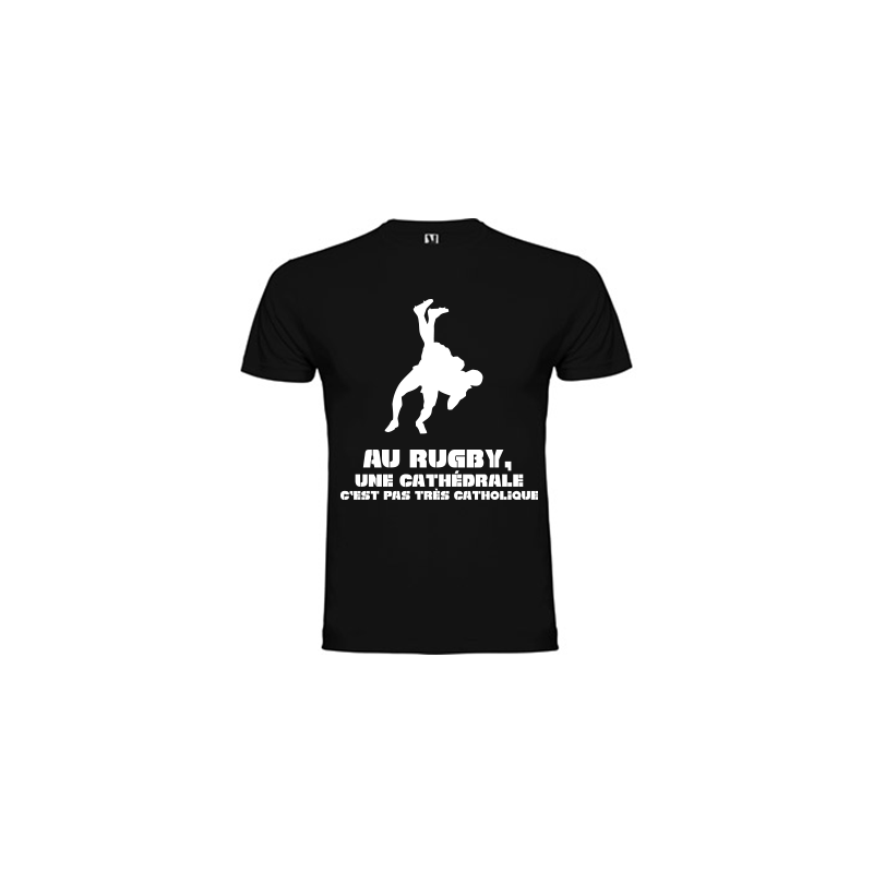 Tee shirt Rugby Humour "Cathédrale"